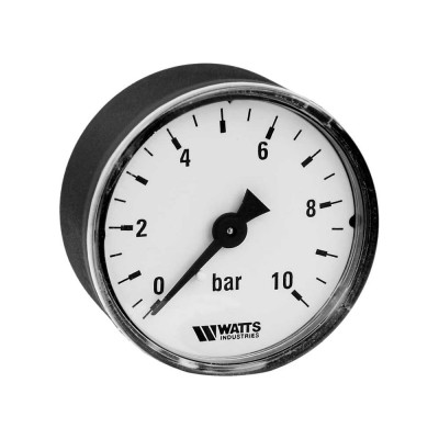 Watts Манометр аксиальный F+R100 0-10bar корпус 50mm 10008093