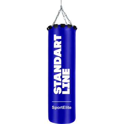 SportElite Мешок боксерский STANDART LINE 120см, d-40, 55кг, синий SL-55B