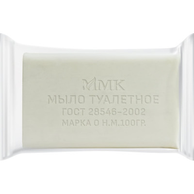 ММК Мыло туалетное 100 гр. в прозрачной обертке флоупак марки Ординарное - 80 штук, МКТУ1921