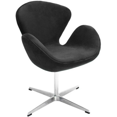 Кресло BRADEX SWAN CHAIR графит, искусственная замша FR 0650