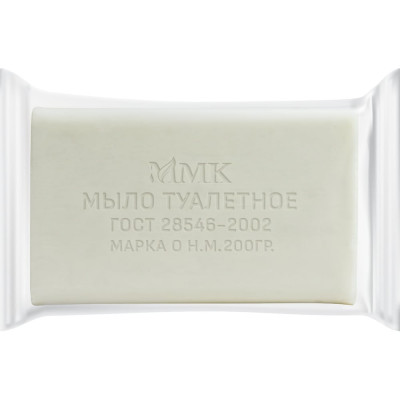 ММК Мыло туалетное 200 гр. в прозрачной обертке флоупак марки Ординарное - 60 штук, МКТУ2121