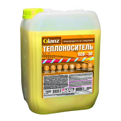 Glanz Теплоноситель ECO -30 10кг глицерин GL-404
