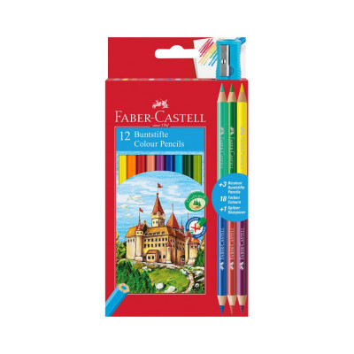 Цветные карандаши Faber-Castell замок 110312