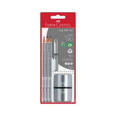 Набор чернографитных карандашей Faber-Castell grip 2001 117098