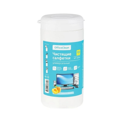 Чистящие салфетки влажные OfficeClean 325154