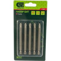 Набор бит (5 шт; PH2x90 мм; CrMo) СИБРТЕХ 11260