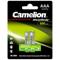 Аккумулятор AAA- 800mAh Ni-Mh Always Ready BL-2, 1.2В Camelion, 7965