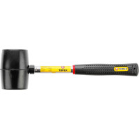 Резиновая киянка TOPEX с металлической рукояткой 450 г 02A305
