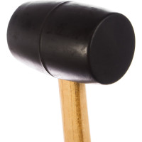 Резиновая киянка TOPEX с деревянной рукояткой 58 мм, 450 г 02A344
