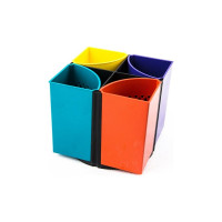 Подставка для канцелярских мелочей Attache Квартет радуга, вращающаяся 1151951