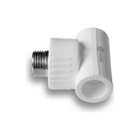 Комбинированный тройник AQUALINK ПП, 20х1/2 нар (Цена за упаковку 10 шт.)  арт. 3566