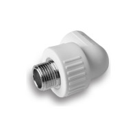 Уголок AQUALINK ПП комбинированный 20х1/2 нар (Цена за упаковку 10 шт.)  арт. 3554