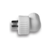 Уголок AQUALINK ПП комбинированный 25х1/2 нар (Цена за упаковку 10 шт.)  арт. 3556