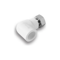 Уголок AQUALINK ПП с накидной гайкой 20х1/2 (Цена за упаковку 10 шт.)  арт. 3598