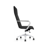 Кресло для руководителя Easy Chair 593 TPU черное, искусственная кожа, металл 1169106