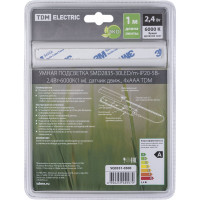 Умная подсветка TDM ELECTRIC SMD2835-30LED/m-IP20-5В-2, 4Вт-6000К1 м, датчик движ., 4хААА SQ0331-0500