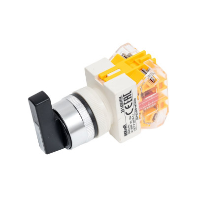Переключатель Dekraft ПЕ22-ALCR-2-BLK 25145DEK