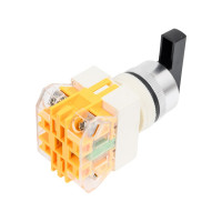 Переключатель Dekraft ПЕ22-ALCR-2-BLK 25145DEK