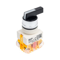 Переключатель Dekraft ПЕ22-ALCR-2-BLK 25145DEK