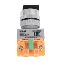 Переключатель DEKraft ПЕ-22, AC-3, 1НО+1НЗ, 10 А, IP54 25052DEK