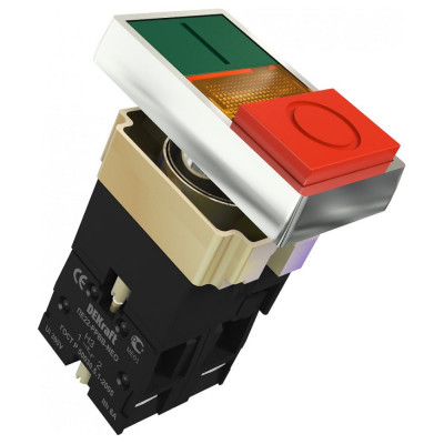 Переключатель DEKraft ПЕ-22, PPBB, 1НО+1НЗ, 10 А, IP54 25062DEK