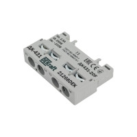 Дополнительный контакт DEKraft ДК431-20F, 2НО, 2,5 А, фронтальный 21268DEK