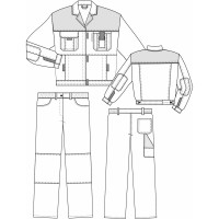 Женский костюм СОЮЗСПЕЦОДЕЖДА Профессионал василек/светло-серый, р. 48-50, рост 170-176 2140029601043