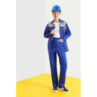 Женский костюм СОЮЗСПЕЦОДЕЖДА Профессионал василек/светло-серый, р. 48-50, рост 170-176 2140029601043