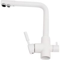 Кухонный смеситель Tolero высокий Дуо (№923 Белый) 627642