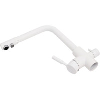 Кухонный смеситель Tolero высокий Дуо (№923 Белый) 627642