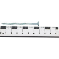 Шуруп для дерева Bohrer 4,5x70, универ., белый, 250 шт. SWZ-4,5х70-250