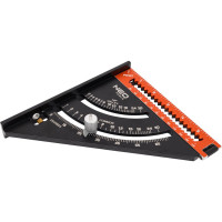 Алюминиевый угольник NEO Tools 150 мм, с подошвой + складная линейка 160 мм, магнит 72-105