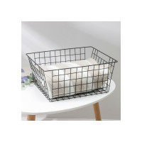 Корзина для хранения Доляна Эрин 36x28x16 см, цвет черный 7510176