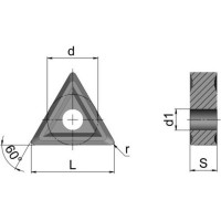 Пластина токарная по нержавеющей стали TNMG 160408-BM 10 шт HARDSTONE 4603390580877
