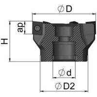 Фреза торцевая насадная PE01.16A22.050.05 50 мм SANT 4603390580969