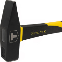 Слесарный молоток TOPEX 800 г, ручка из стекловолокна 02A838
