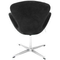 Кресло BRADEX SWAN CHAIR графит, искусственная замша FR 0650