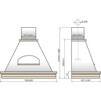 Кухонная вытяжка ELIKOR Бельведер Валенсия 90П-650-П3Д_топ.молоко/дуб неокр 943862
