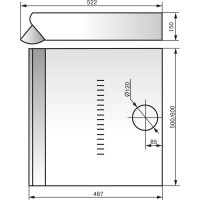 Кухонная вытяжка ELIKOR Призма 50П-290-П3Л_белый 841114