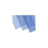 Пластиковые обложки для переплета ОФИСМАГ А4, комплект 100 шт, 150 мкм, прозрачно-синие 531447