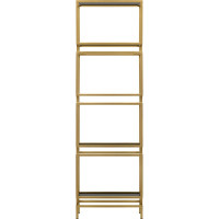 Стеллаж GreenWeen BRICK, золотой, тонированное стекло, 1960x600x300 GW-BRICK-G-G