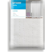 Штора witerra тюль деворе капли белый 200x275 106763