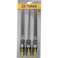 Набор напильников по металлу TOPEX 200/2мм, 3шт. 06A230