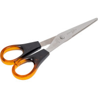 Офисные ножницы INFORMAT металл-желтый, акрил, 140 мм SO1401