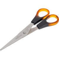 Офисные ножницы INFORMAT металл-желтый, акрил, 140 мм SO1401