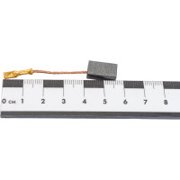 Комплект угольных щеток для электроинструмента Hammer (разъем "мама"), 6x8,5x15 мм, 2 шт COFRA SDH-34636