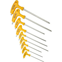 Ключи шестигранные Torx с Т-образной ручкой, 9 шт TOPEX 35D968