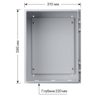 Щит с монтажной панелью TDM ELECTRIC ЩМП-1-0 IP54 Народный SQ0905-2601