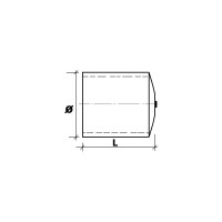 Литая заглушка SABfuse PE100 PN16 D110 802316110