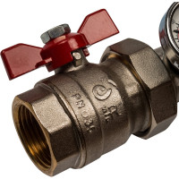 Распределительный коллектор из латуни без расходомеров 6 вых. STOUT SMB 0468 000006